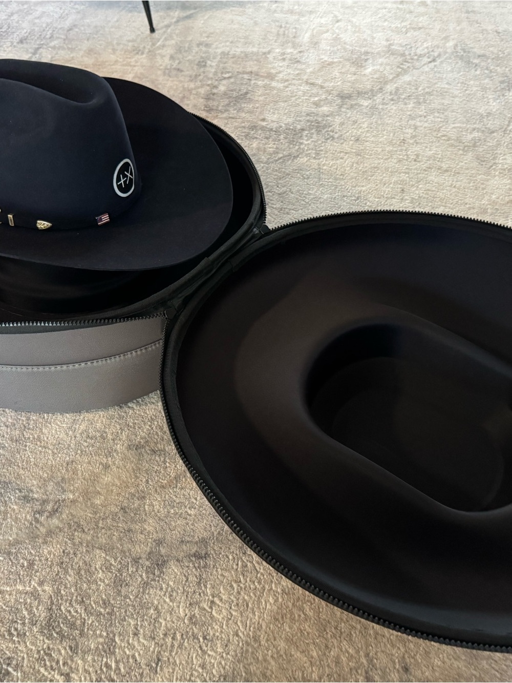 American Hat Co. Navy 40x Felt Western Hat - Picture 8 of 12